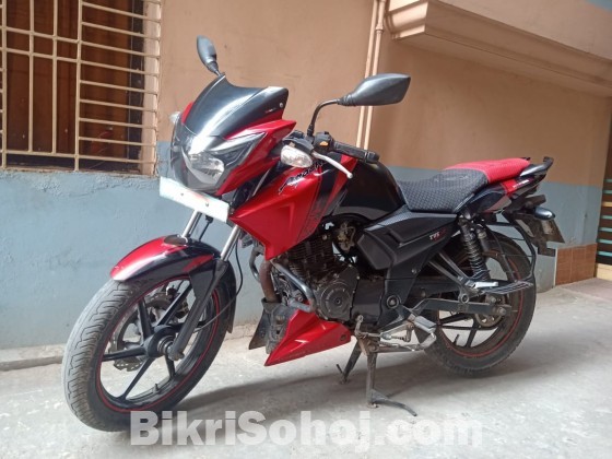 TVS Apache RTR DD Red Black 2014